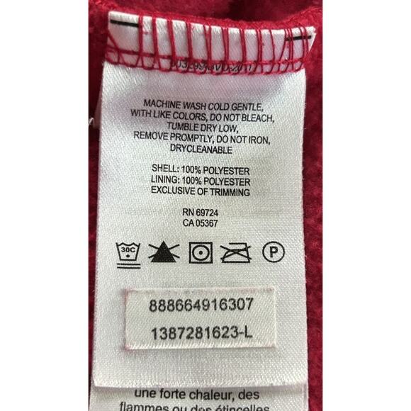 Columbia Benton Springs Full Zip Fleece Beet Pink Jacket Women's Large - Picture 7 of 7